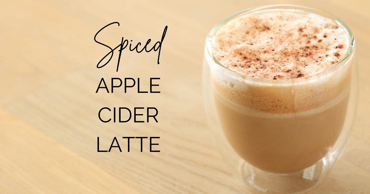 SPICED APPLE CIDER LATTE