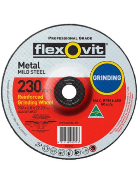 9METAL DEPRESSED CENTRE WHEEL- FLEXOVIT