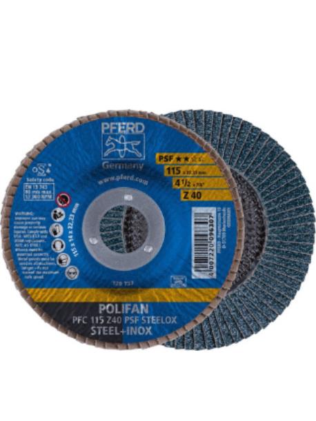 4.5 40 GRIT FLAP DISC - PFERD
