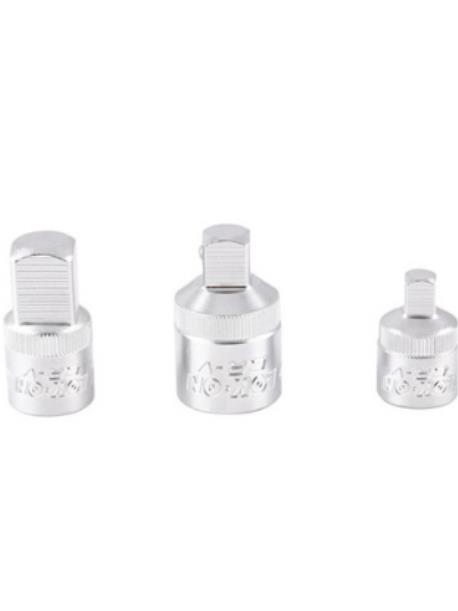 LOK-ON™ ADAPTOR SET 3 PIECE 1/4, 3/8 & 1/2 DRIVE