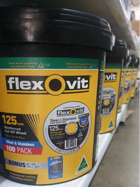 5 THIN CUT OFF DISC-INOX IRON FREE - STEEL & STAINLESS FLEXOVIT