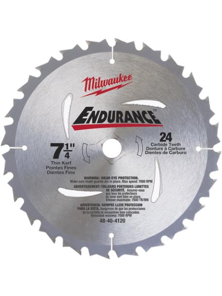 184MM (7-1/4) 24T ENDURANCE CIRCULAR SAW BLADE