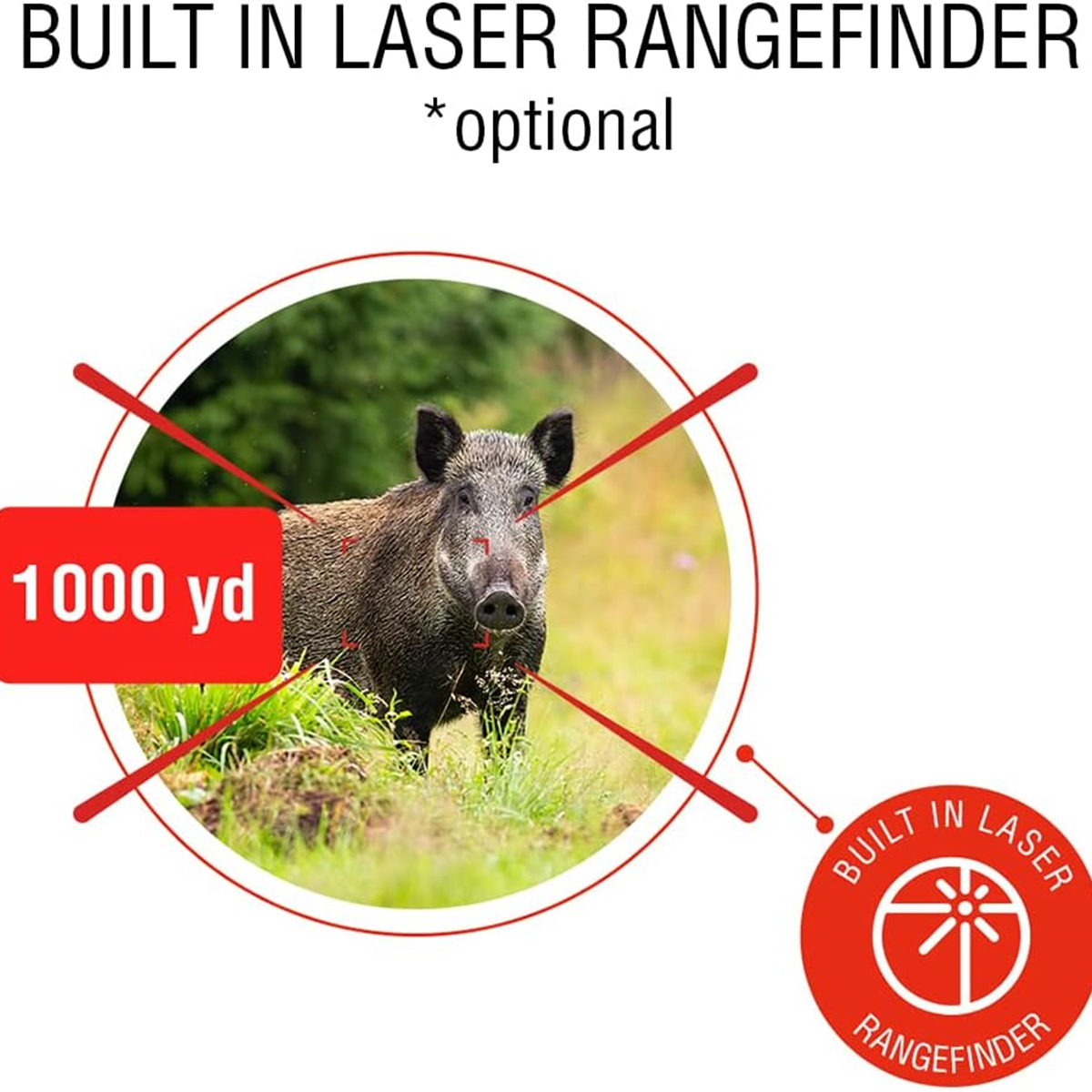 ATN X-Sight 5 LRF Smart Day/Night Hunting Scope w/Ballistics Calc