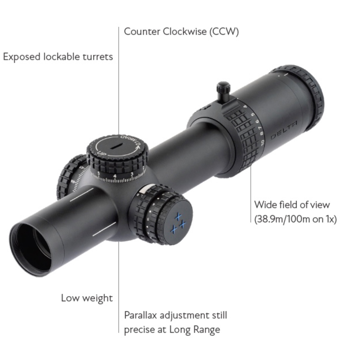 Delta Stryker HD 1-10X28