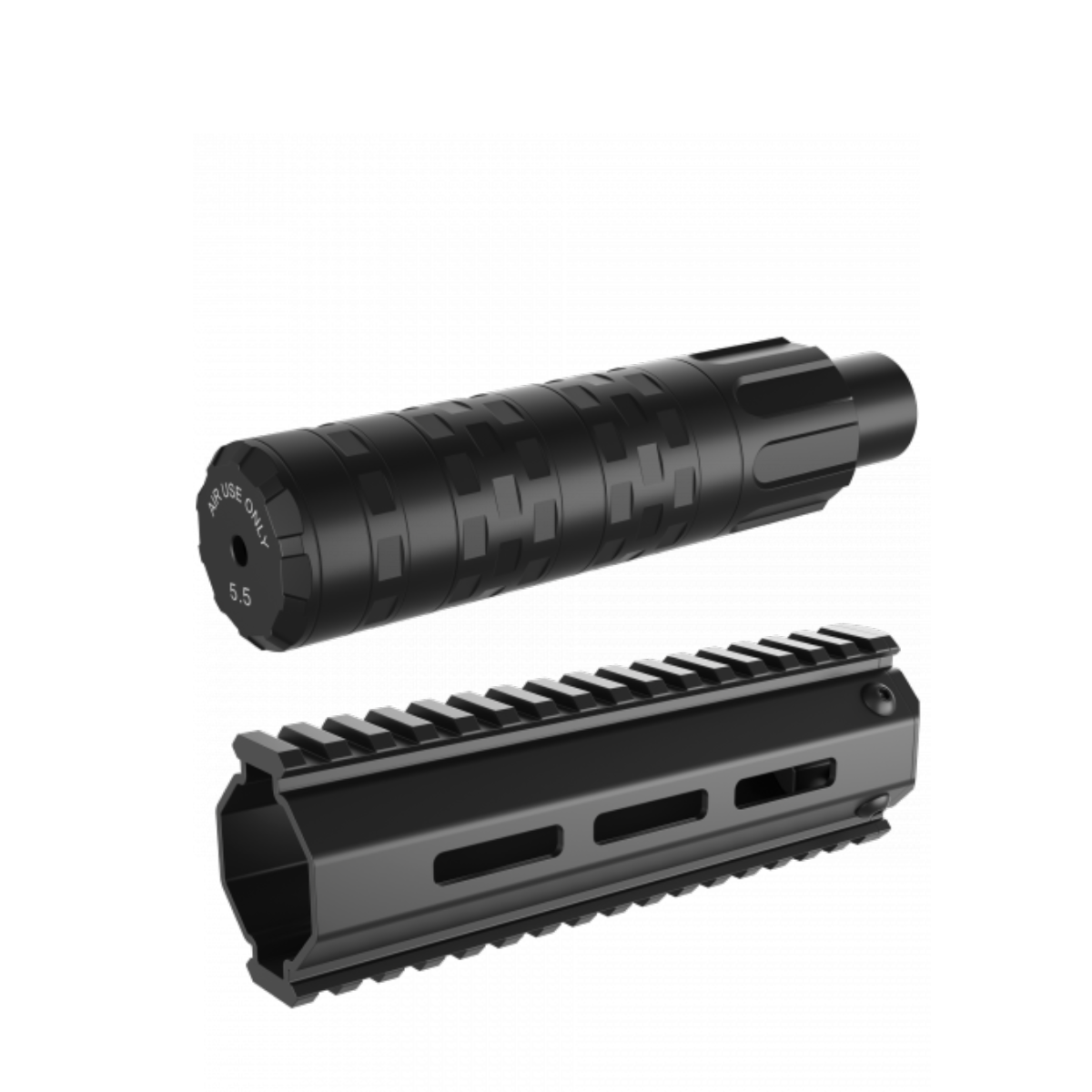 Behemoth TRI-LUG Silencer Picatinny Rail - EDgun Leshiy 2