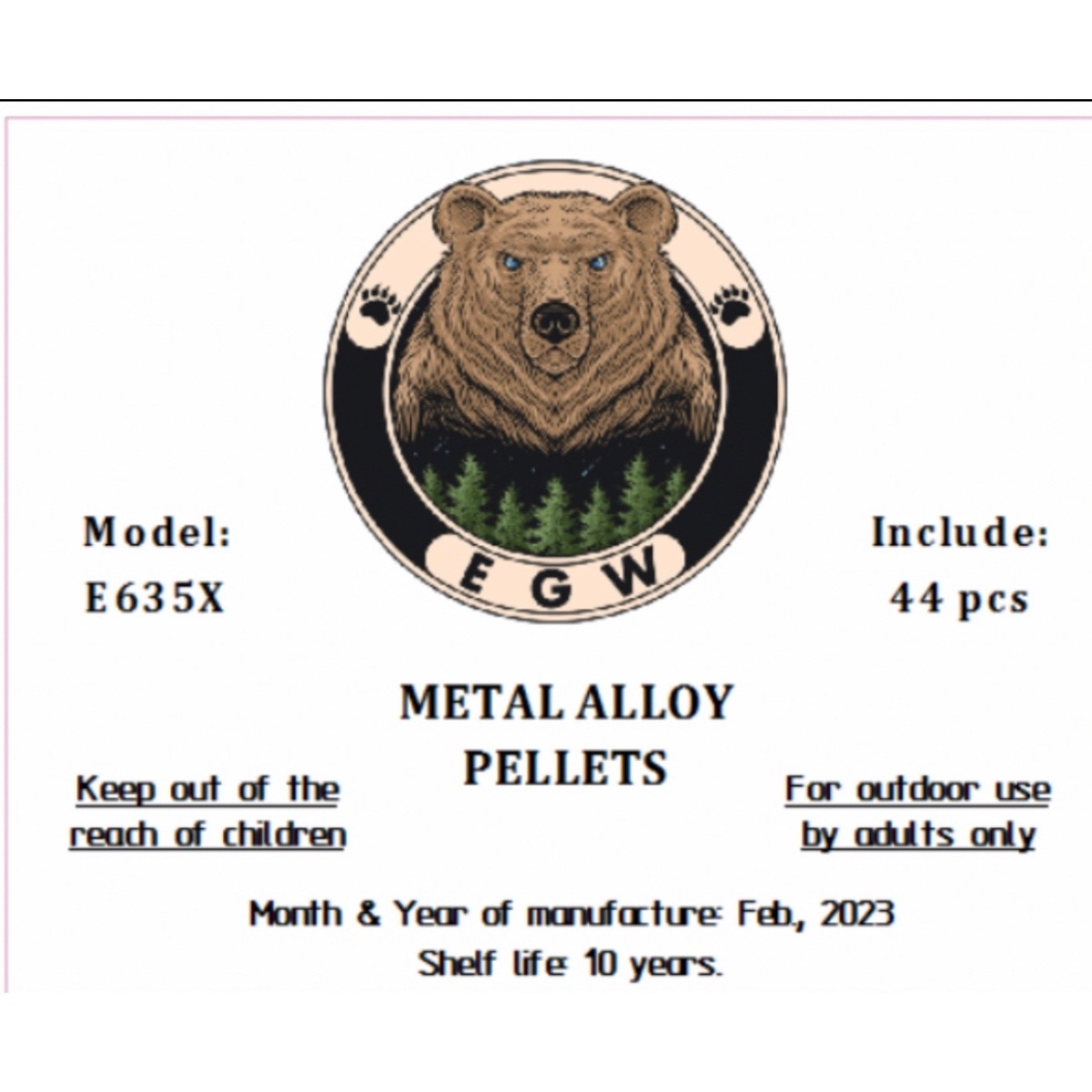 EGW. .25 Caliber Exploding Pellets- Hollow Point