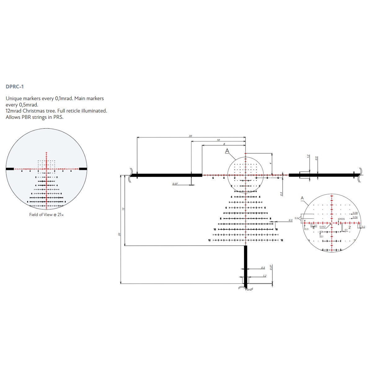 Delta Stryker 3.5-21X44 FFP