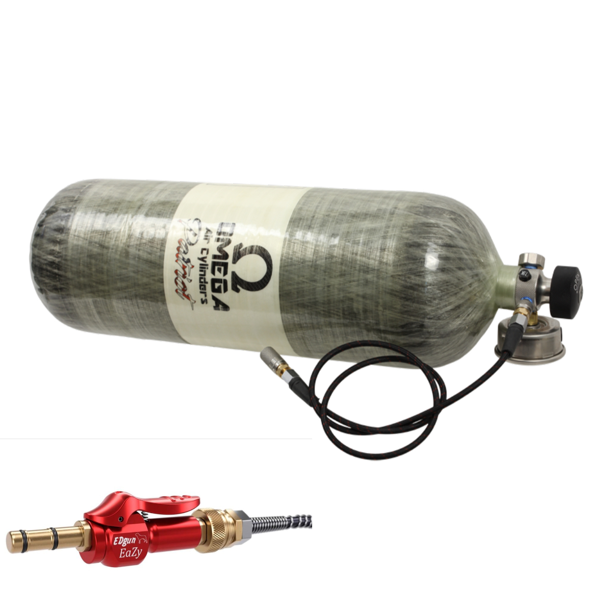 Omega 100 cu. ft. 4500psi Tank HP3 Valve