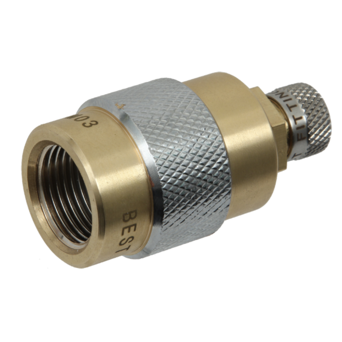 300 DIN Female to Female QC Fitting