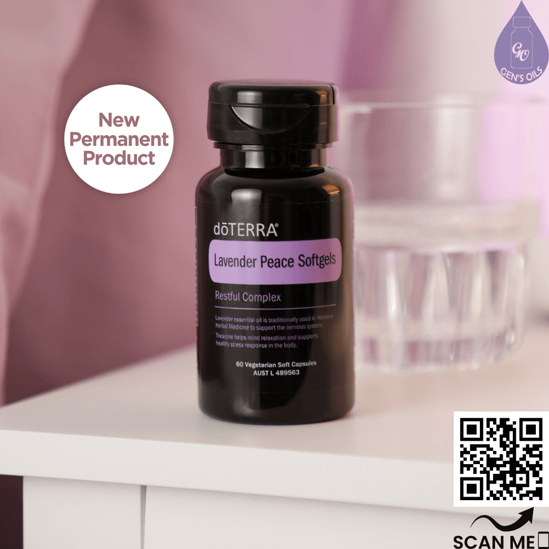 Lavender Peace Softgels. New Permanent product.