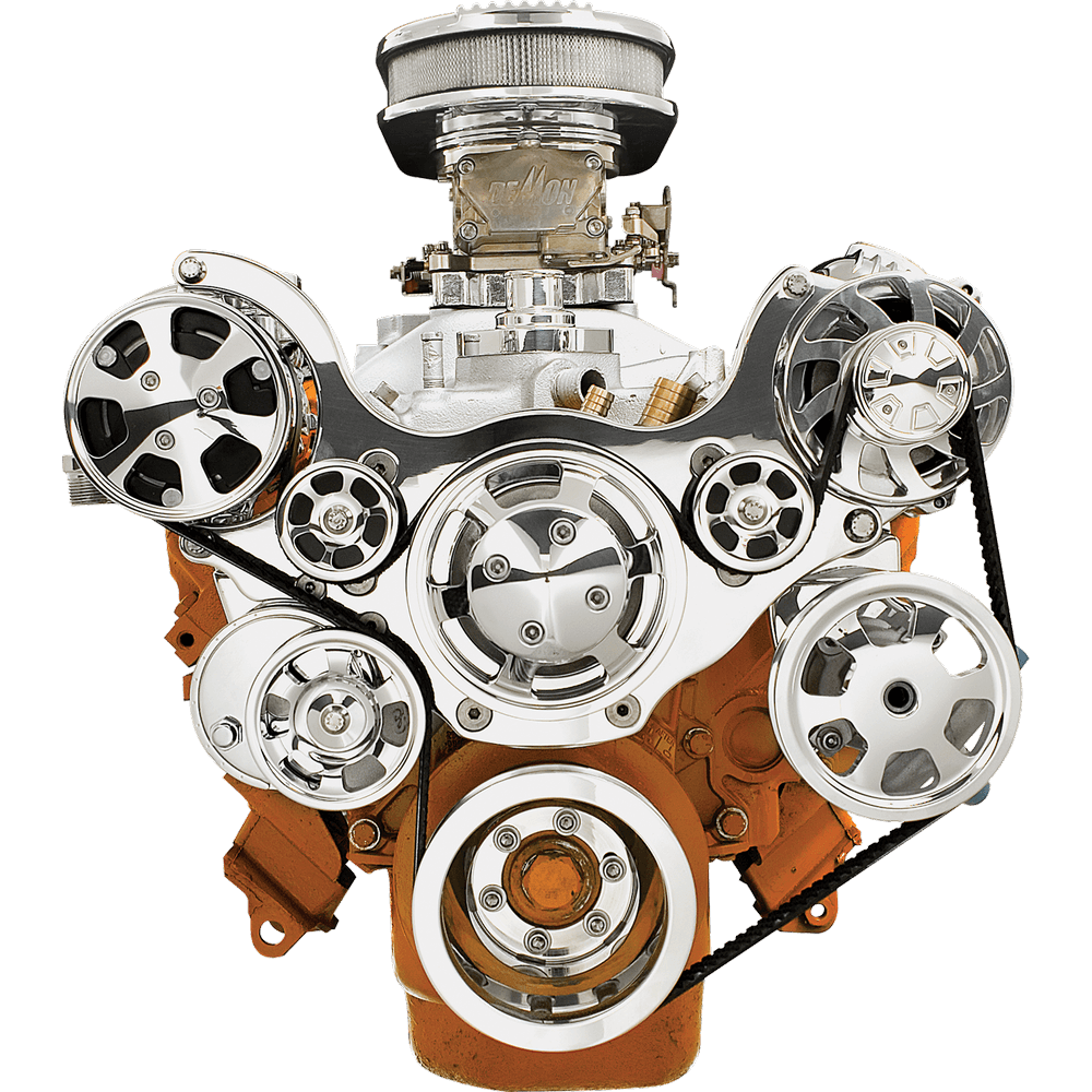Tru Trac Serpentine System - Small Block Chrysler, LA/Magnum
