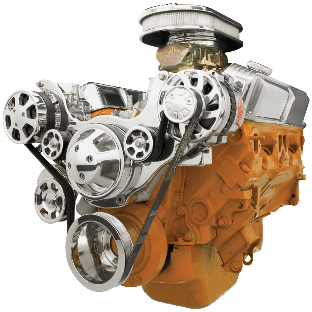 Tru Trac Serpentine System - Small Block Chrysler, LA/Magnum