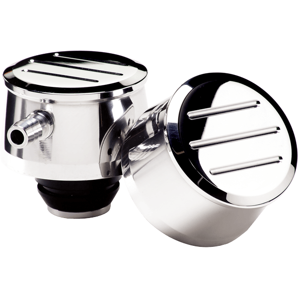 Billet Specialties | Ball Milled Round Breathers / PCV Breathers