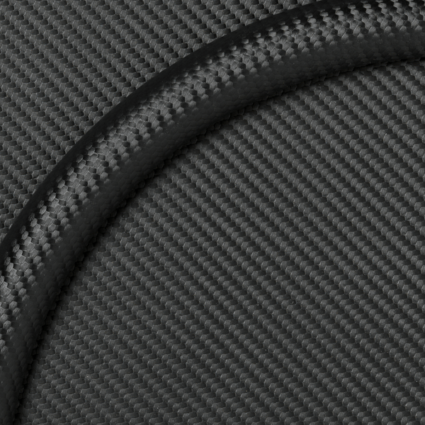 Half-Wrap Ring – 15.5” Carbon Fiber Embossed Vinyl