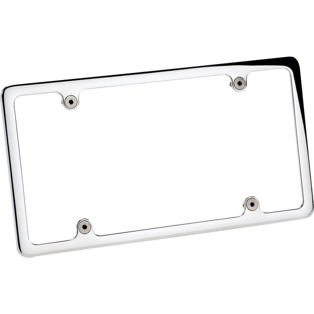 Billet Specialties Billet Recessed License Plate Frame Plain