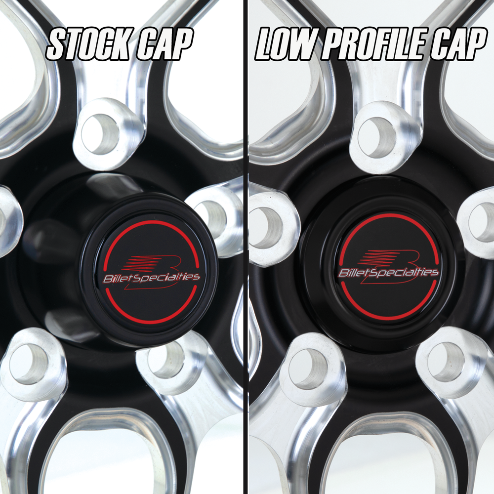 Billet Pre-2024 Low Profile Center Cap 1.375 Tall Black