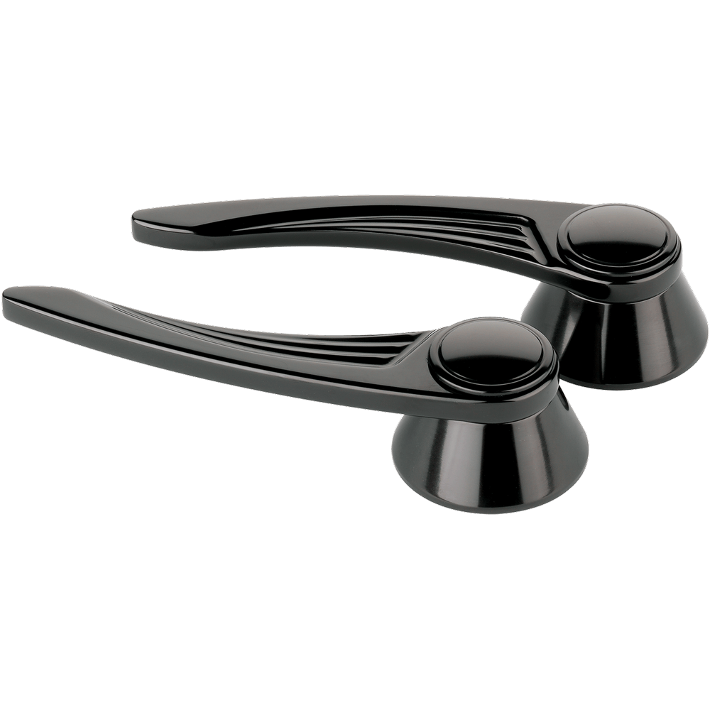 Door Handles - Ball Milled Black Anodized