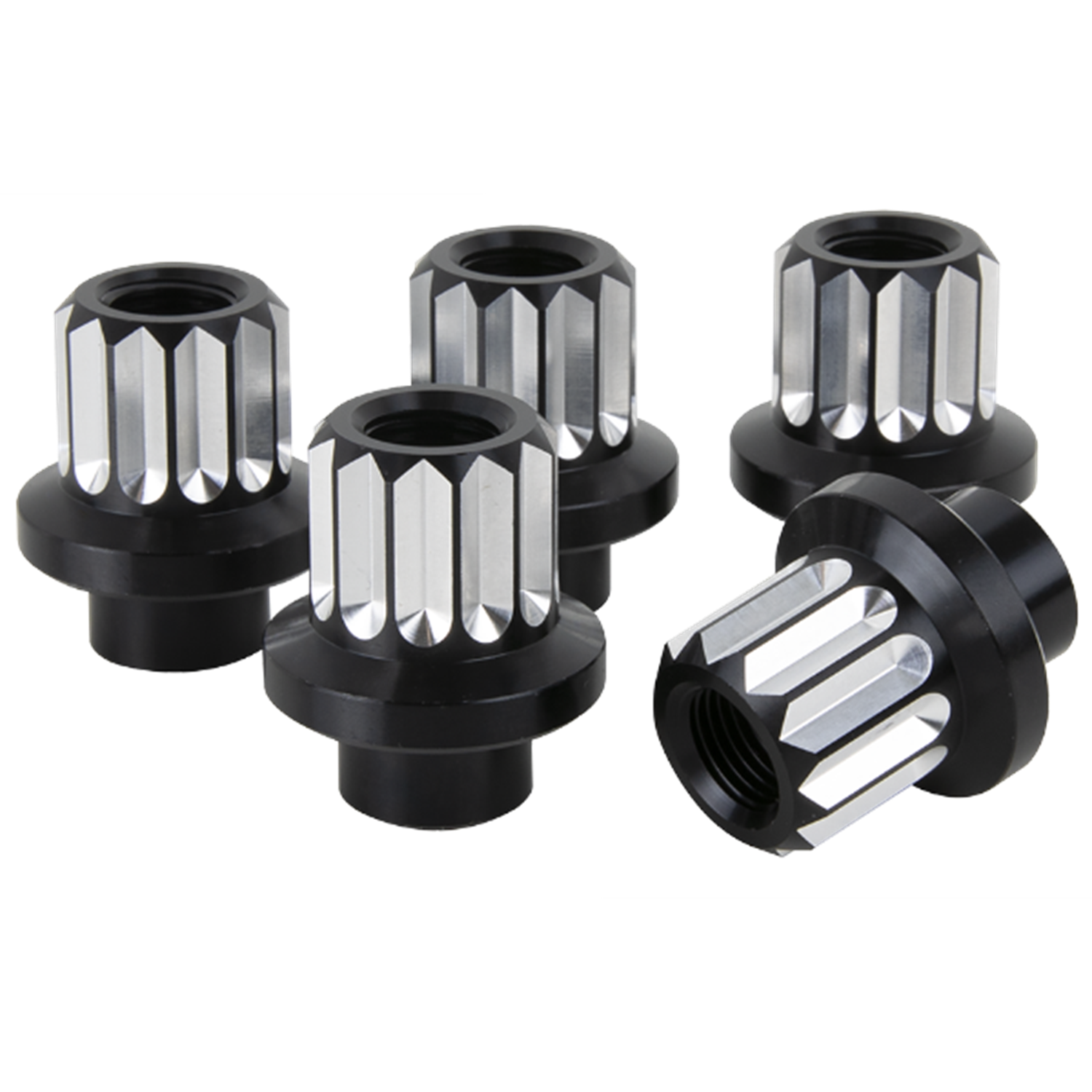 Billet Specialties Billet Aluminum Race Lug Nuts 1/220 Shank Style 5PK