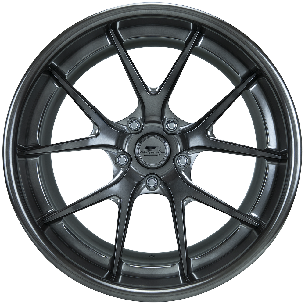 Prism 19x12 With Polished Smoke Gloss Center and Rim - SOLD AS PAIR