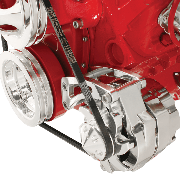 Bracket - Alternator Low Mount V-Groove SBC Short Water Pump