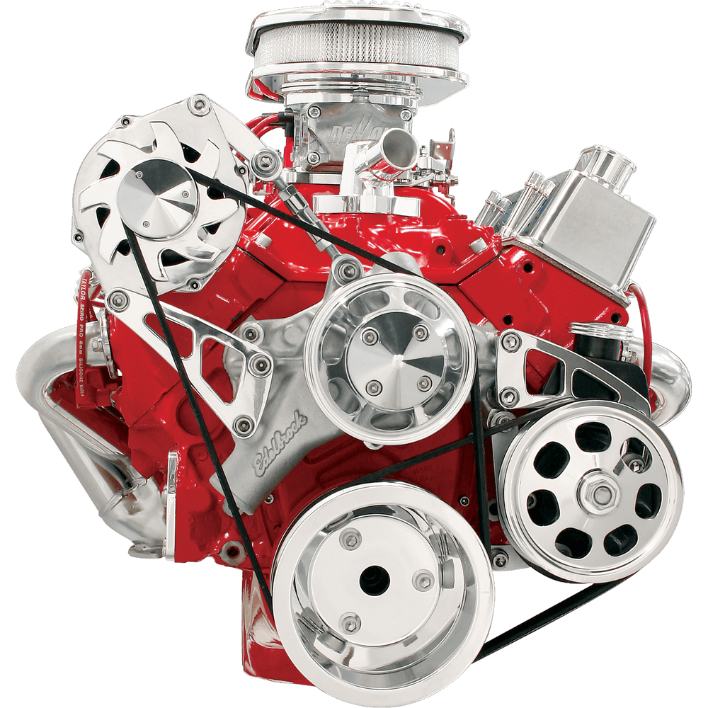 Billet Specialties Serpentine Conversion SBC Top Mount Alt P S