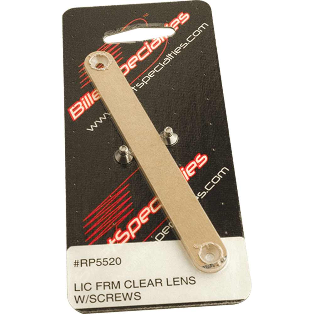 Replacement License Plate Frame Clear Lens with Screws