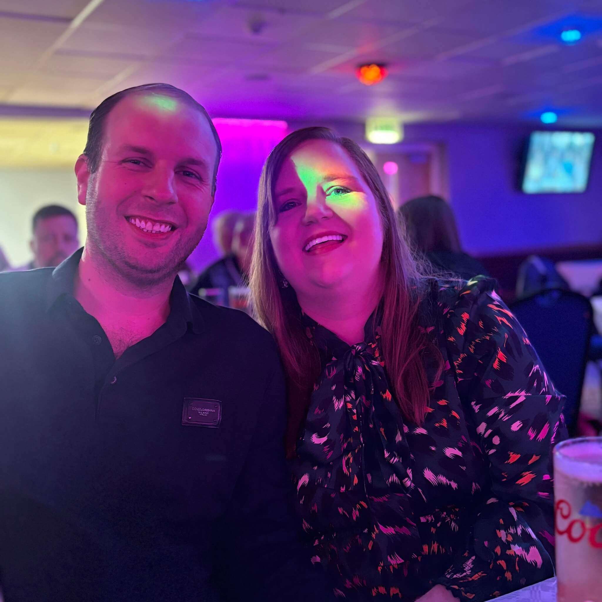 “Deanna Thomas with her husband Anthony, sharing their family story that inspires her fertility and women’s health acupuncture work in Middlesbrough.”
