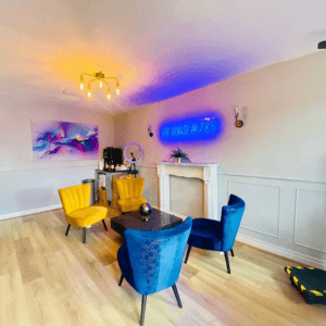 Reception area at Deanna Thomas Acupuncture and Wellbeing in Middlesbrough