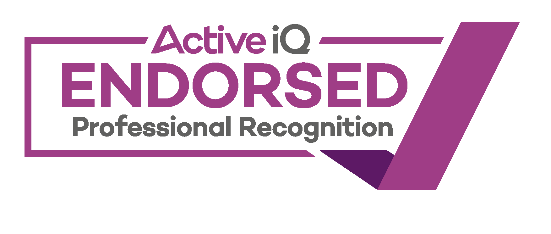 Active IQ Endorsed Professional Recognition logo for Anthony’s Level 3 Diploma in Sports Massage Therapy in Middlesbrough.