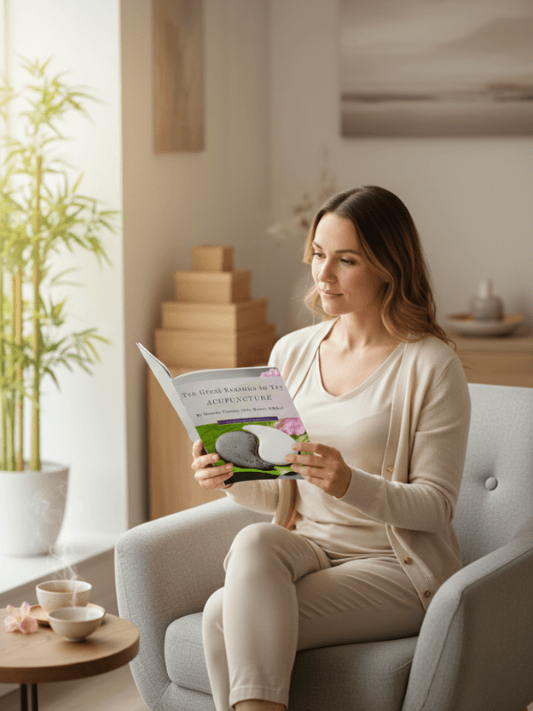 “Profile photo of a woman giving a testimonial about the fertility guide, representing calm, relatable support for women on their TTC journey.”