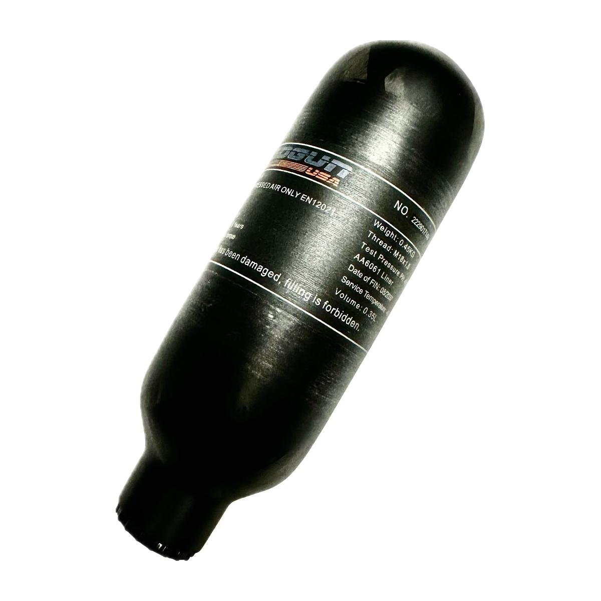 EDgun Leshiy 2 Air tank - 350CC / 300 bar carbon fiber