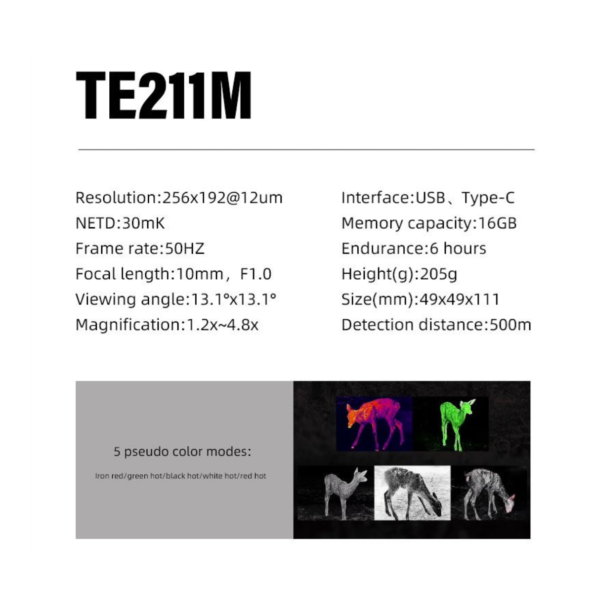 Guide TE211M Thermal Monocular / Scope
