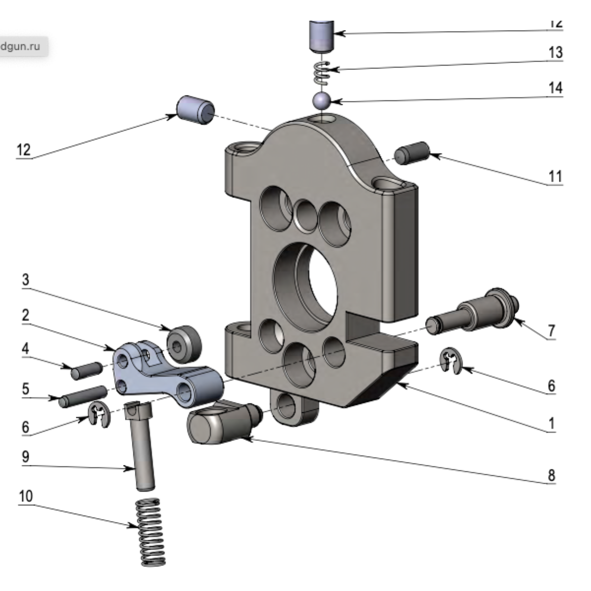 Edgun Leshiy 2 Drivetrain