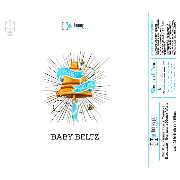 Honey Pot Meadery Baby Beltz (2022) 750ml Bottles