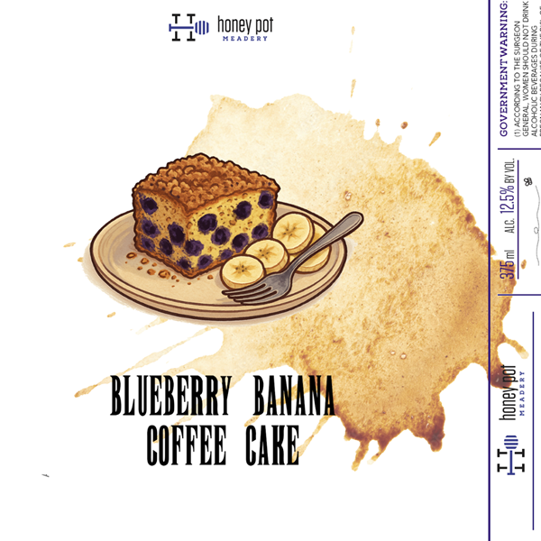 Blueberry Banana Coffee Cake - 375ml
