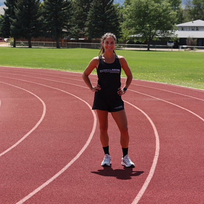 Women's Racerback Run Tank - Black